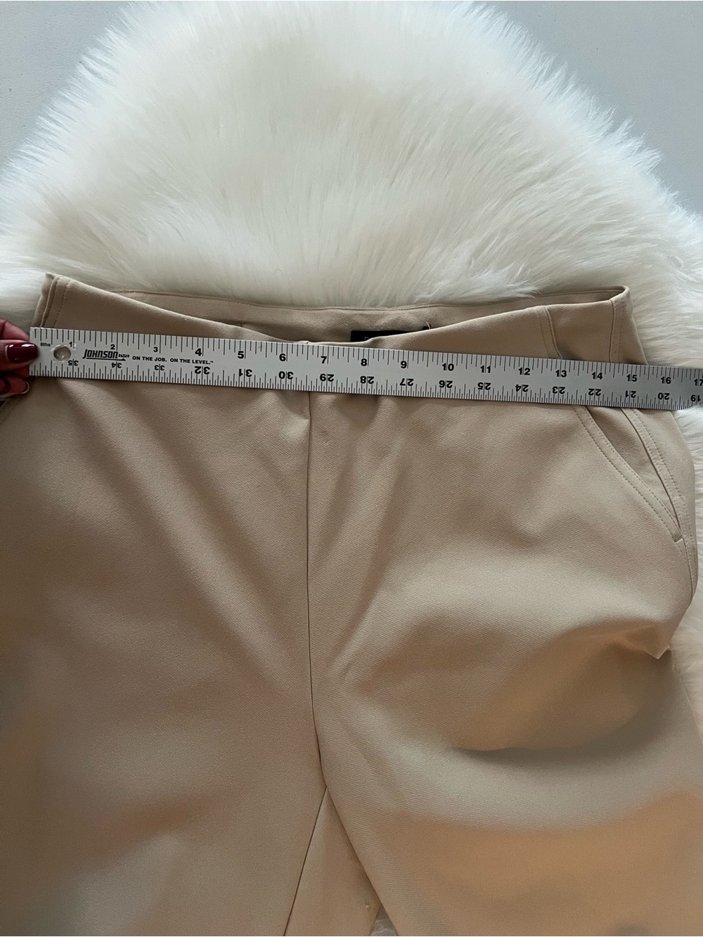 Rachel Zoe Light Beige Women's Trousers size 6 EUC - Picture 5 of 8
